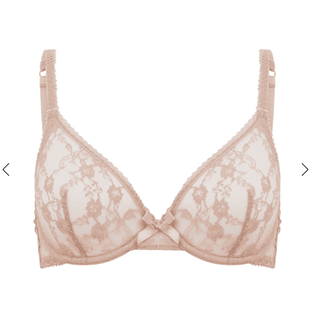 Agent Provocateur Blush Pink Lace Bra BNWT 34B